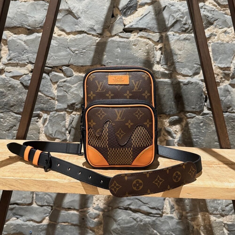 Louis Vuitton X Nigo Giant Damier Ebene Amazone Sling Bag